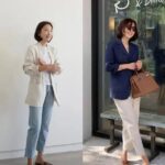 Ageless Elegance: Korean Woman’s Simple Fashion Secrets to Look 30 at 50