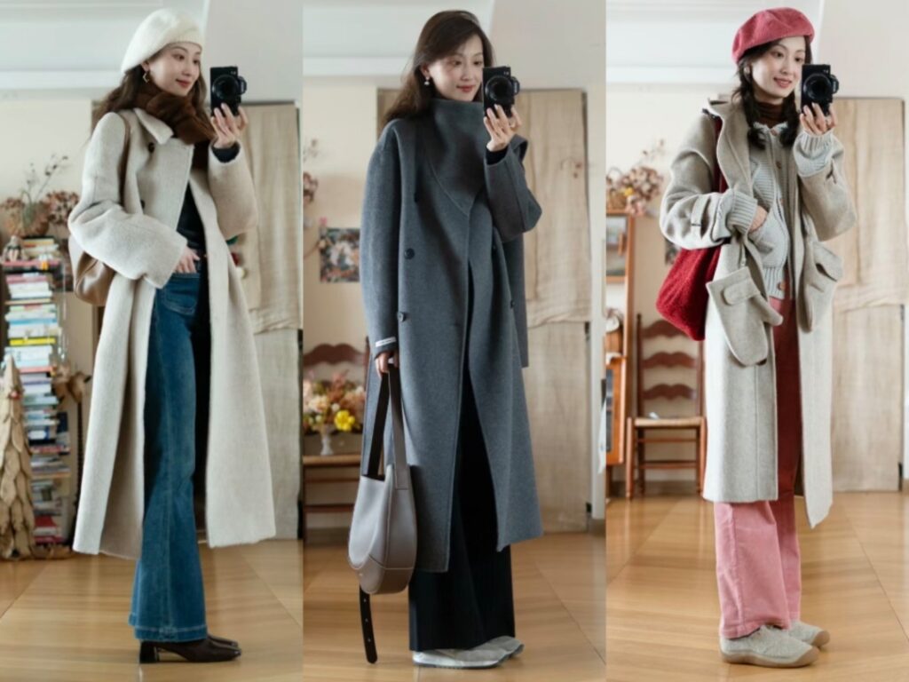 The Hottest Street Style Trend: Mastering the “Coat + Ankle-Length Pants” Combo for a Chic and Cozy Look!