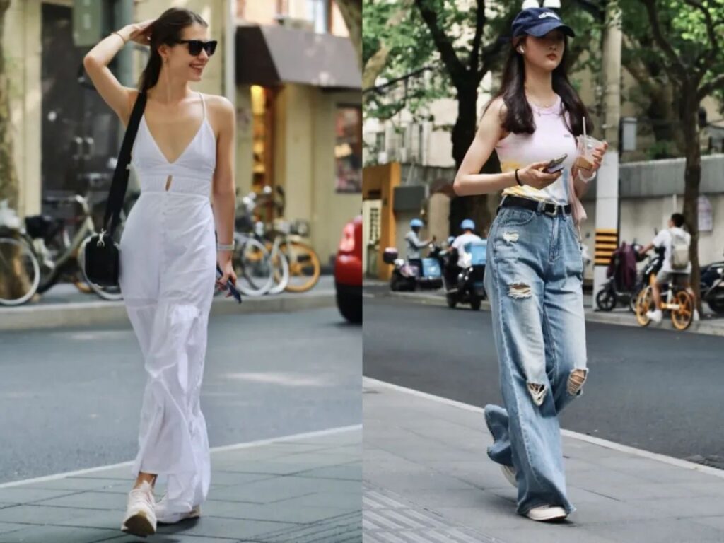 Shanghai Girls’ Street Style: Effortlessly Chic and Naturally Stunning